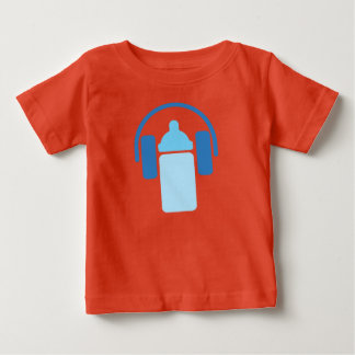 Junior DJ - Headphones and Bottle Icon Baby T-Shirt