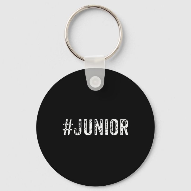 Junior Eleventh Grade Student or Teacher Trendy Gi Key Ring (Front)