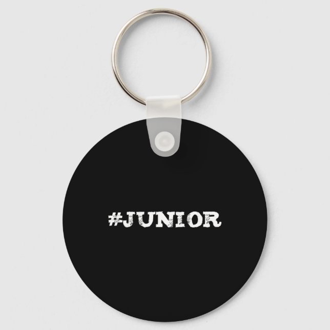 Junior Eleventh Grade Student or Teacher Trendy Gi Key Ring (Front)