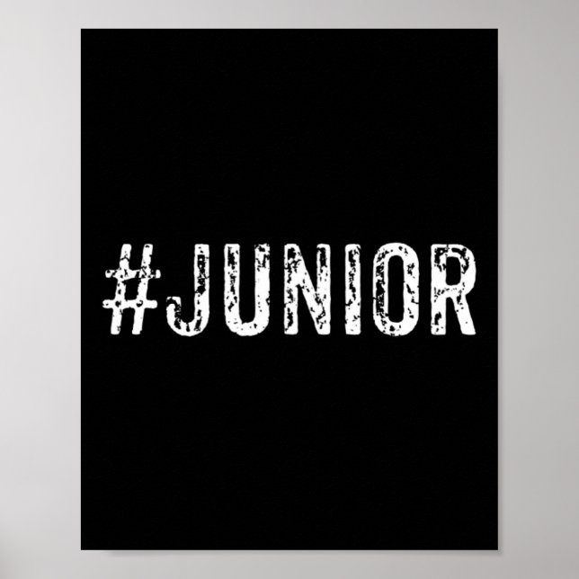 Junior Eleventh Grade Student Or Teacher Trendy Gi Poster (Front)