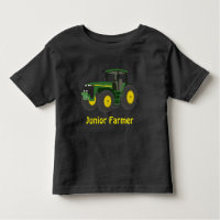 "Junior Farmer" and green tractor