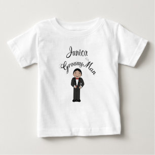 Junior Grooms Man Wedding Party Gift Baby T-Shirt