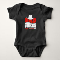 Junior Joker Cowboy Hat Baby Bodysuit - Funny