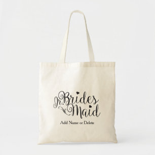 Junior Jr. Bridesmaid Tote Budget Canvas Tote Bag