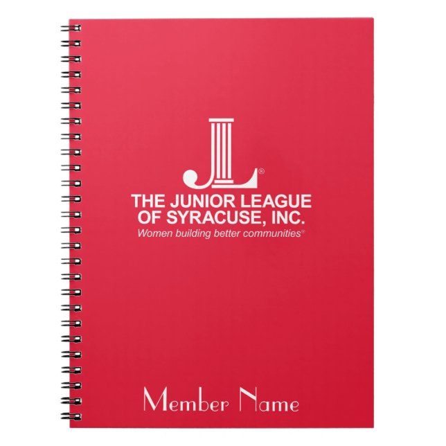Junior League of Syracuse Notebook (Front)