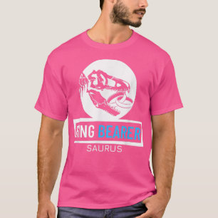 Junior Ring Bearer Saurus Wedding Party Kids Ring  T-Shirt