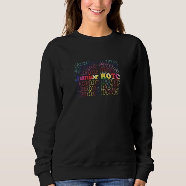 Junior ROTC JROTC Cadet Tie Dye Sweatshirt (Front)