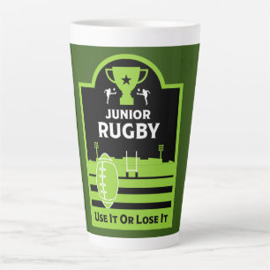 Junior Rugby Players Latte Mug