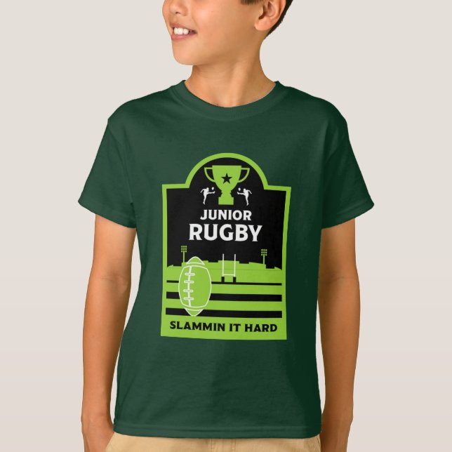 Junior Rugby Players T-Shirt (Front)