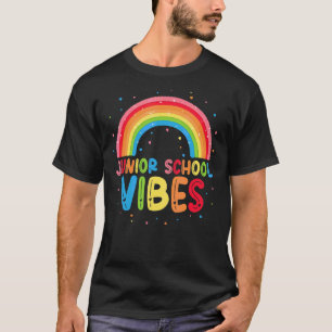 Junior School Vibes First Day Back To School Teach T-Shirt