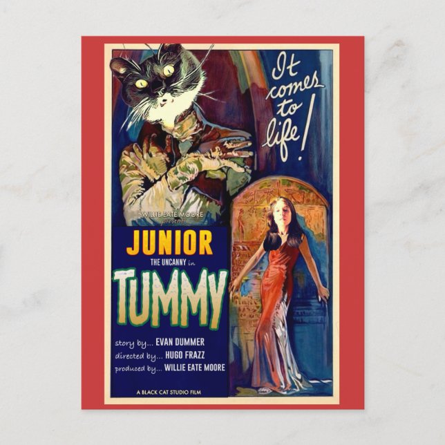 Junior the Uncanny Postcard (Front)