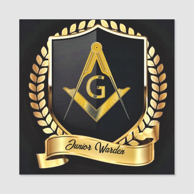 Junior Warden Name Tag (Front)