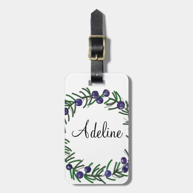 Juniper Bag Tag (Front Vertical)