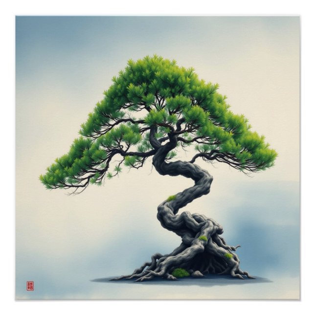 juniper bonsai poster (Front)