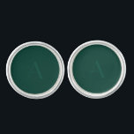 Juniper Green Cufflinks<br><div class="desc">These cuff links are perfect for any occasion,  but they can also give your special day a coordinated,  polished look with matching items for the entire wedding party!</div>