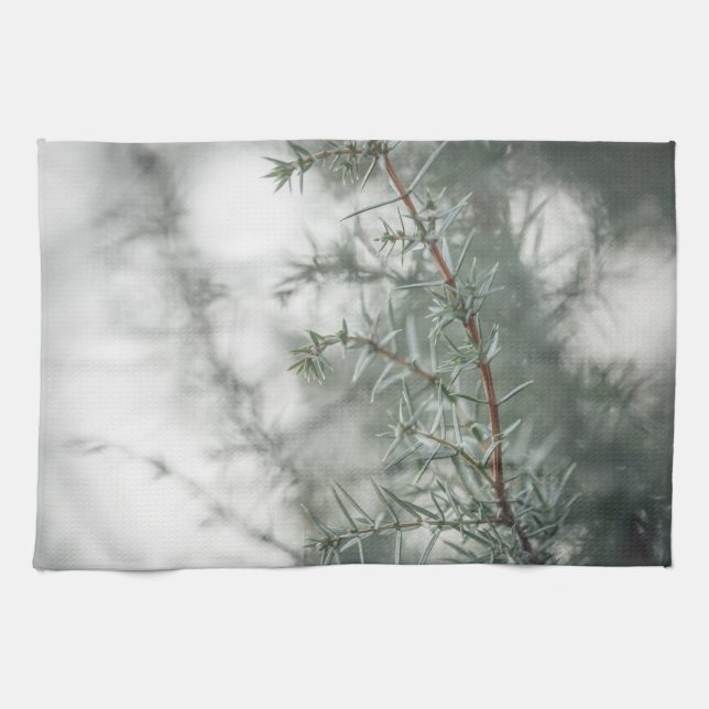 Juniper Nature Photo  Tea Towel (Horizontal)