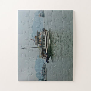 Junk Boat in Ha Long Bay, Vietnam Jigsaw Puzzle