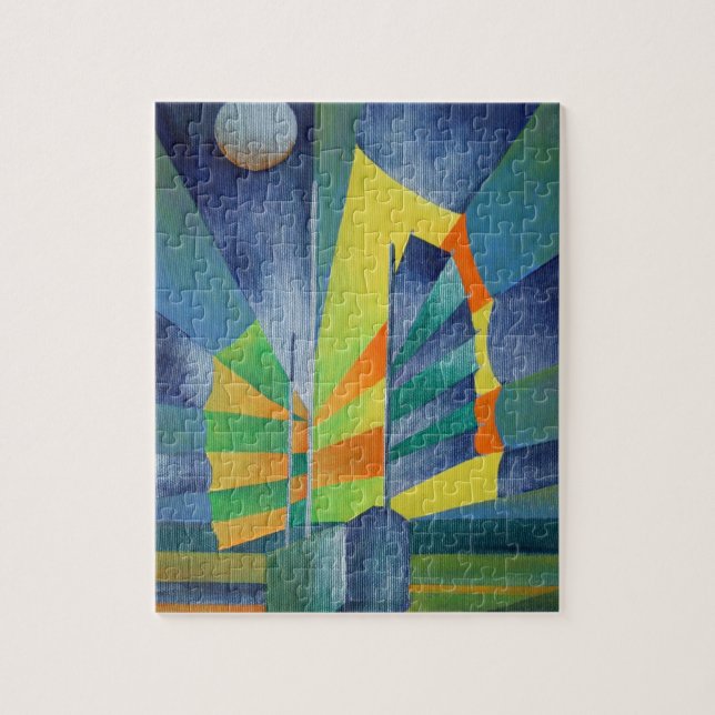 Junk By The Light Of The Silvery Moon Jigsaw Puzzle (Vertical)