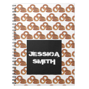 Junk Food Foodie Personalised Fried Onion Rings Spiral Notebook