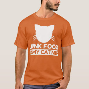 junk food Lover Funny Cute Cat Gifts T-Shirt