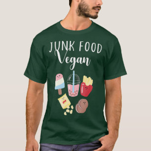 Junk Food Vegan Cute Kawaii Fast Food T-Shirt