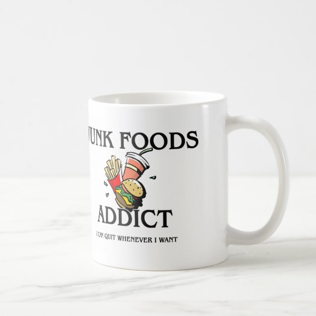 Junk Foods Addict Coffee Mug (Right)