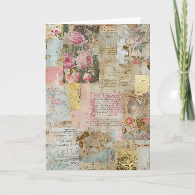 Junk Journal Blank  Card (Front)