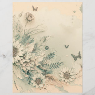 Junk journal ephemera vintage scrapbook paper