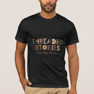 Junk Journal Handmade Memory Keeping Design Thread T-Shirt