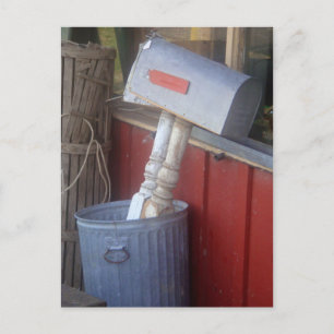 "Junk Mail" Photography Postcard