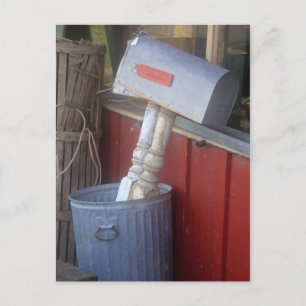 "Junk Mail" Photography Postcard