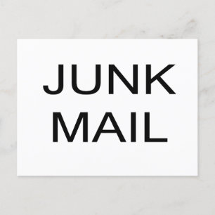 JUNK MAIL Postcard