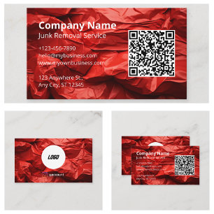 Junk Removal Business Card