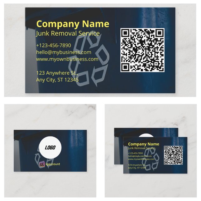 Junk Removal Business Card (Junk Removal Business Card
)