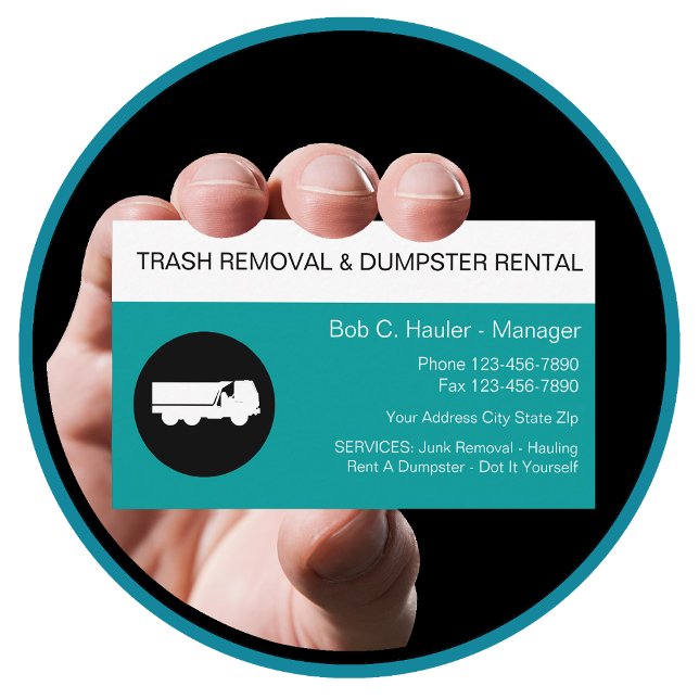 Junk Removal Business Cards (Creator Uploaded)