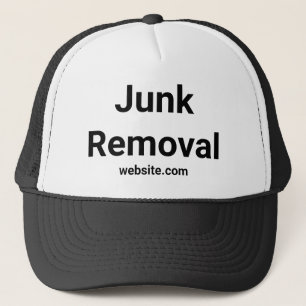 Junk Removal Business Job Title Website Your Text Trucker Hat