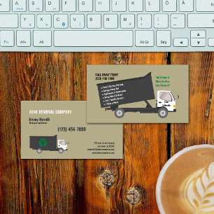 Junk Removal Company Business Card