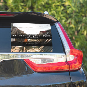 Junk Removal company vehicle adverting business