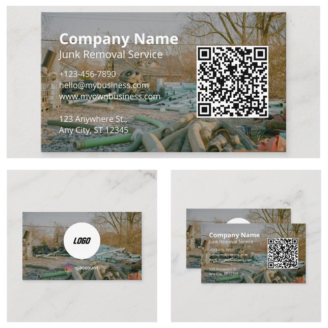 Junk Removal Impression Business Card (Junk Removal Impression Business Card
)