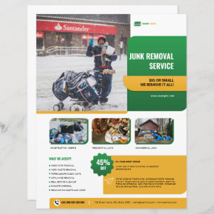 Junk Removal Services Flyer Template
