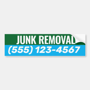 Junk Removal & Waste Hauling Bumper Sticker