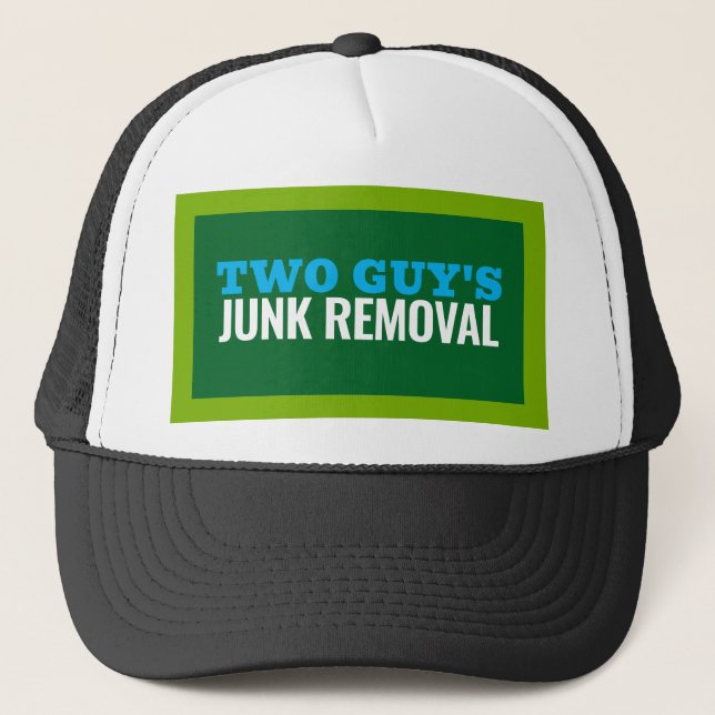 Junk Removal & Waste Hauling Trucker Hat (Front)