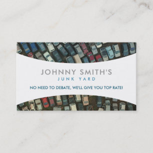 Junk Yard Slogans Business Card