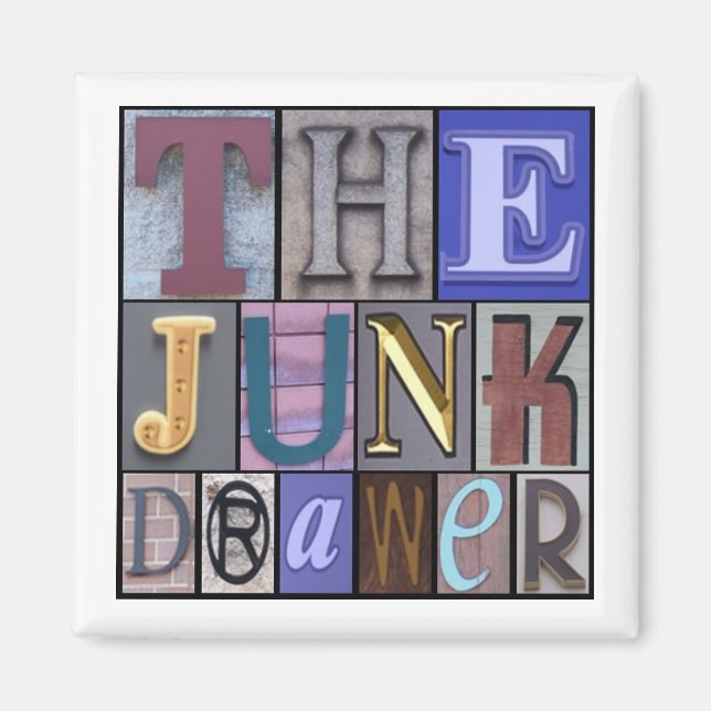junkdrawerlogo, JDLogo Magnet (Front)