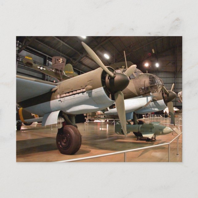 Junkers in museum postcard (Front)