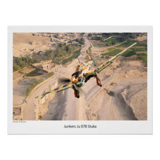 Junkers Ju 87R-2 Stuka 'Desert Snake' Poster