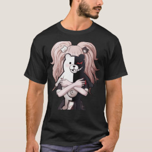 Junko Enoshima Holding Monokuma T-Shirt