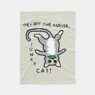 Junky Cat - Get off the mouse! - Blanket
