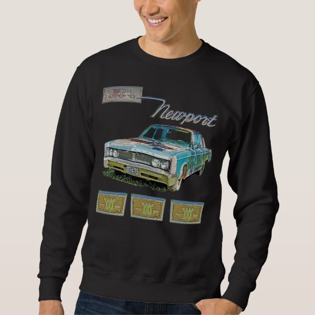 JUNKYARD CHRYSLER 1967 NEWPORT FOUR DOOR NEAT SWEATSHIRT (Front)