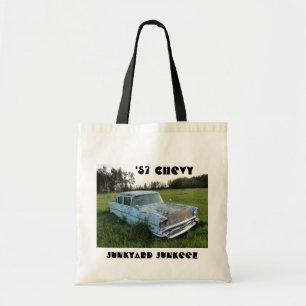 Junkyard Junkeez '57 Chevy Budget Tote Bag